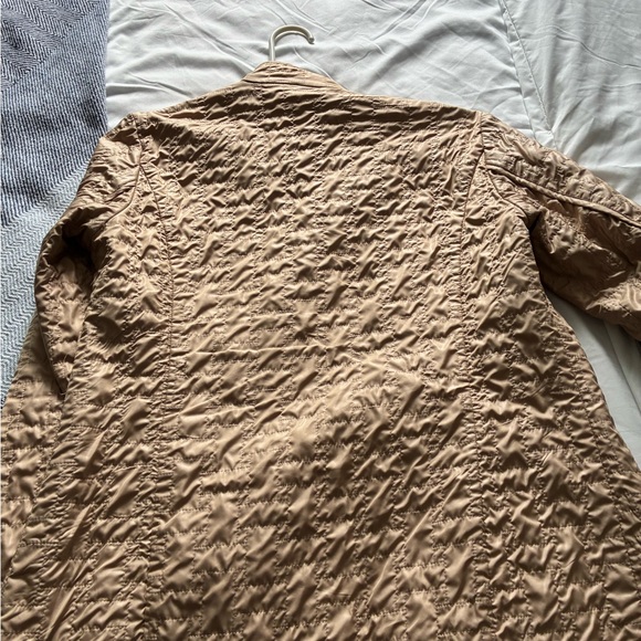 Chico's Quilted Utility Jacket in Light Brown - Picture 8 of 14